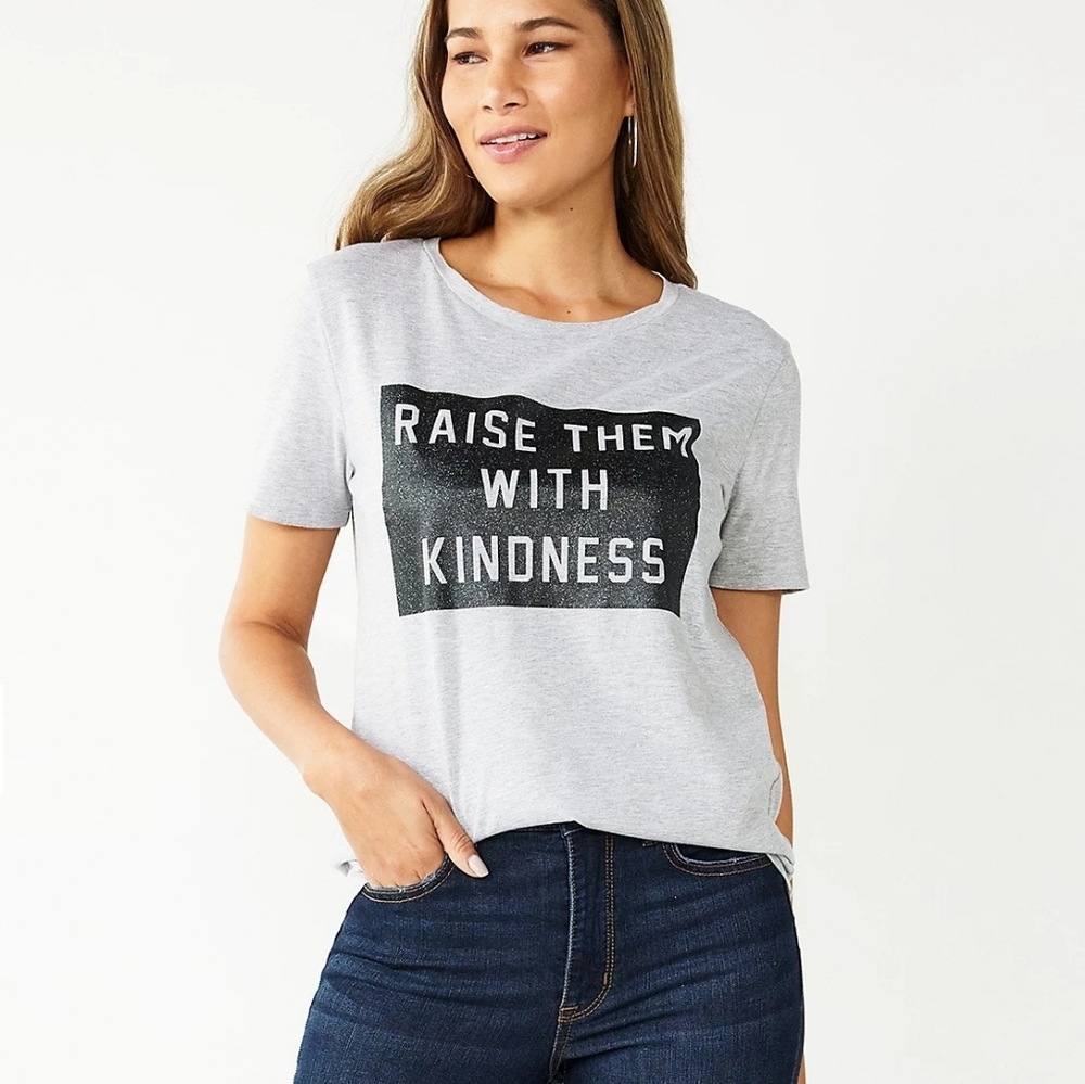 Nine West Raise Them With Kindness Tshirt